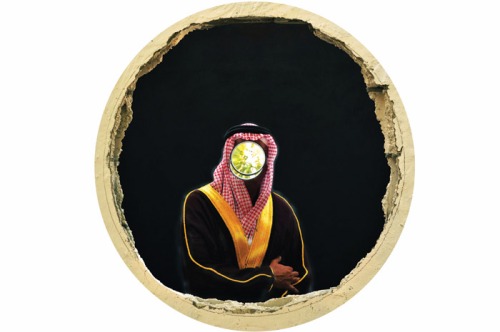 The Other behind the Wall, by Faisal Samra, photo installation, 2011.